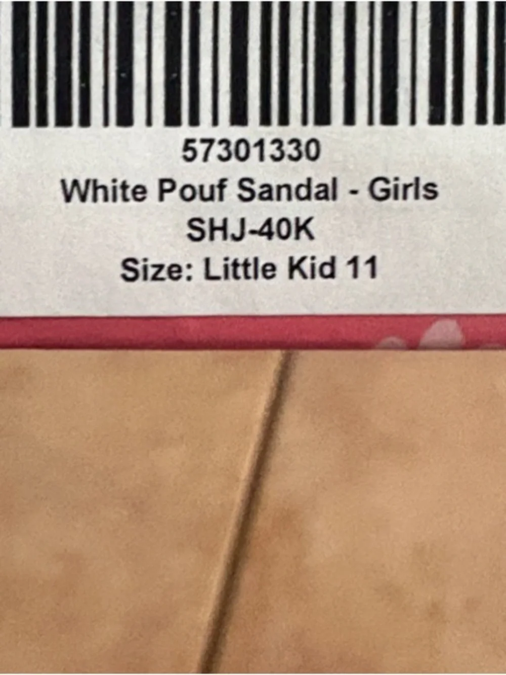Girls White Faux Fur T-Strap Sandals with Ankle Strap